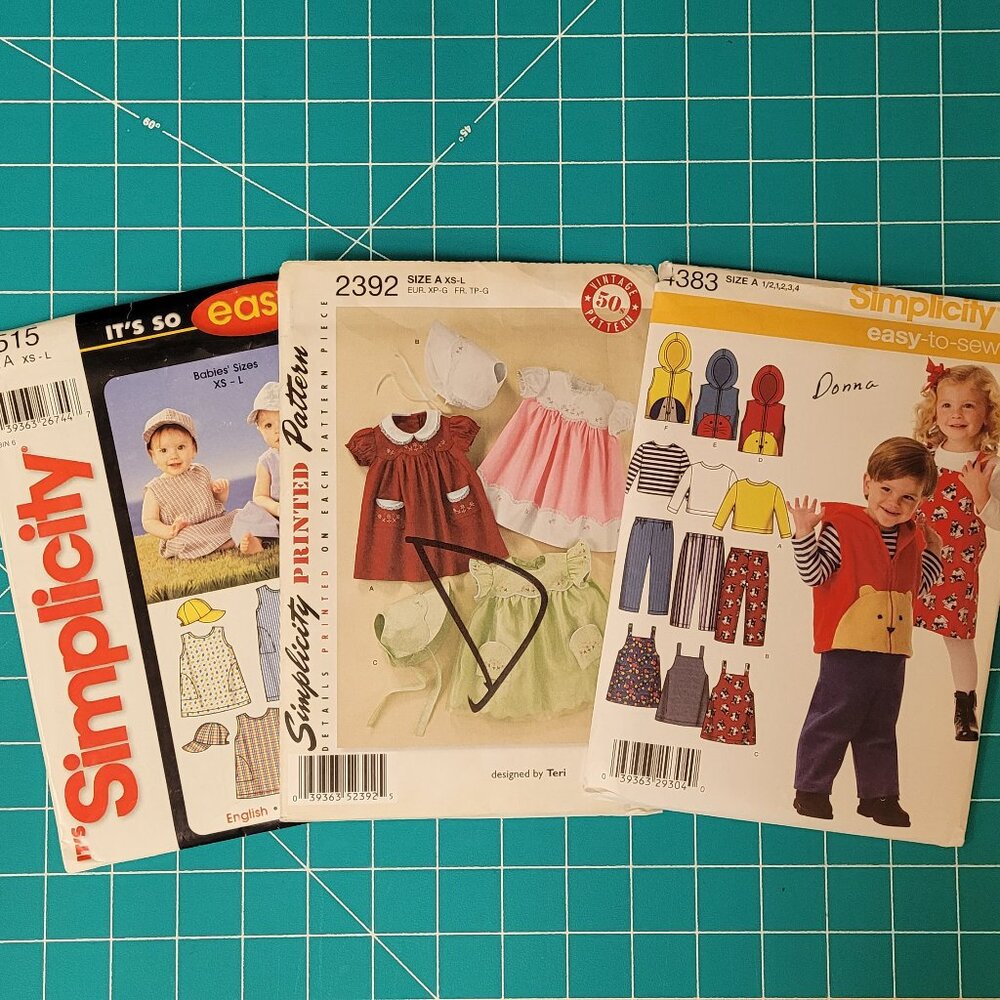 Group of 3 Children's patterns